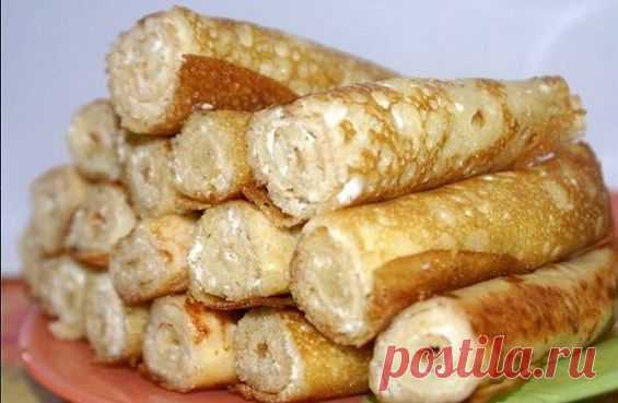 Заварные блинчики на кефире | 8 Ложек