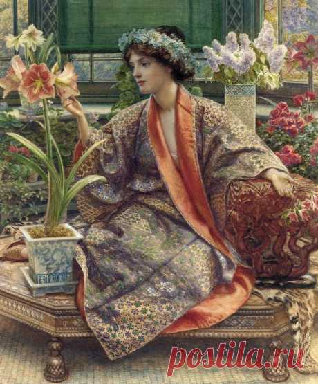 Сэр Эдвард Джон Пойнтер (1836-1919)
Эдвард Джон Пойнтер (англ. Edward John Poynter; 20 марта 1836, Париж — 26 июля 1919) — английский художник. Учился живописи в Лондоне, Риме и в Париже у Шарля Глейра (вместе с Уистлером).