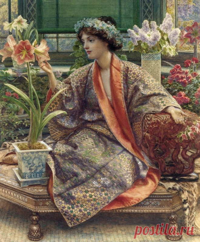 Сэр Эдвард Джон Пойнтер (1836-1919)
Эдвард Джон Пойнтер (англ. Edward John Poynter; 20 марта 1836, Париж — 26 июля 1919) — английский художник. Учился живописи в Лондоне, Риме и в Париже у Шарля Глейра (вместе с Уистлером).
