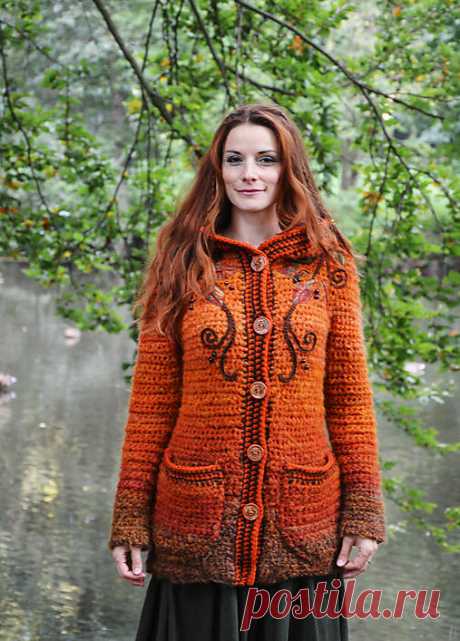 Orange Amber / Artika - SAShE.sk - Handmade Svetre/Pulóvre