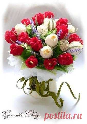 Букет из конфет быстро и легко