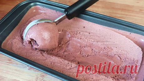 Мороженое с 2 ингредиентами без мороженицы