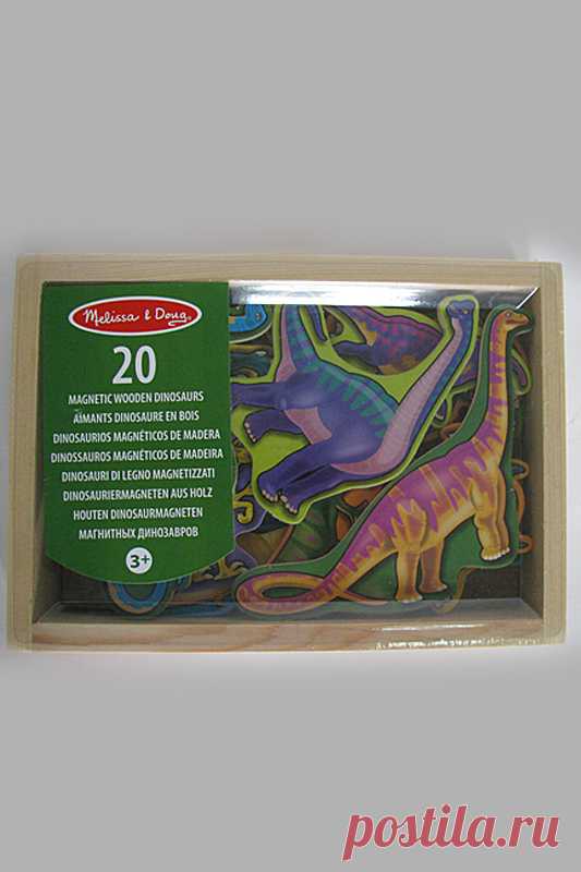 Купить Деревянные магнитные динозавры Melissa & Doug 476M МУЛЬТИКОЛОР со скидкой в интернет-магазине kupivip.ru - распродажа