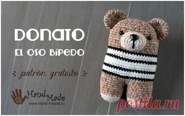 Мишка Донато крючком.