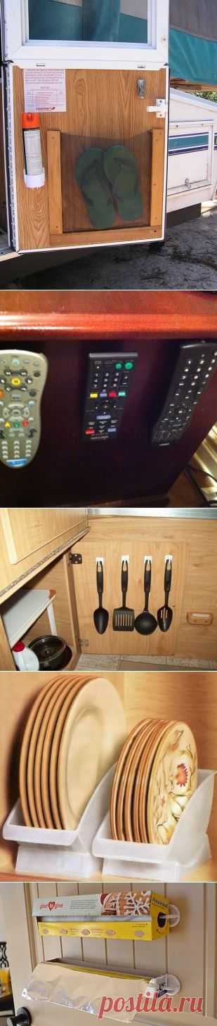 44 Cheap And Easy Ways To Organize Your RV/Camper