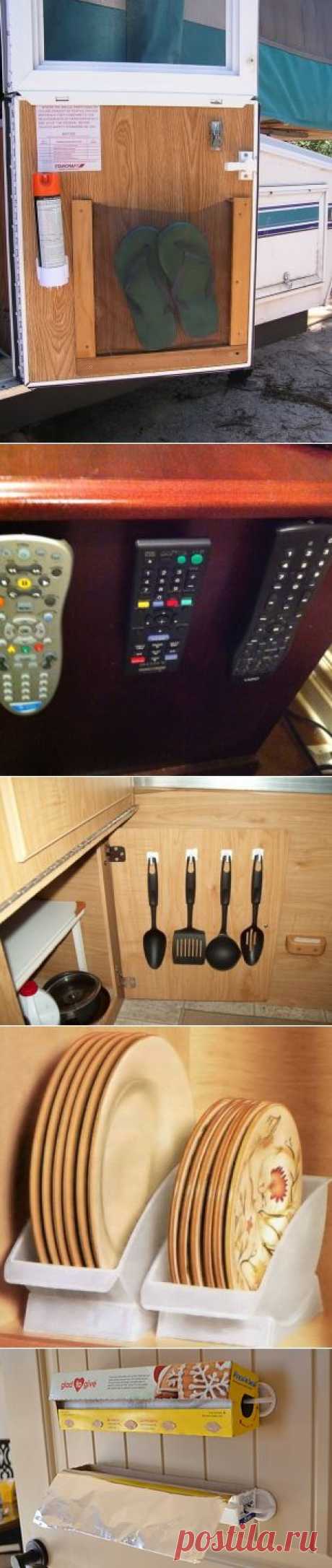 44 Cheap And Easy Ways To Organize Your RV/Camper