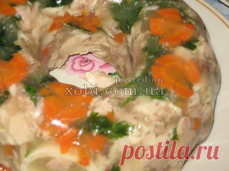 заливное из курицы