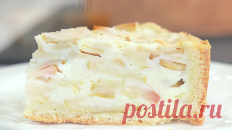 Яблочный пирог похожий на торт, но рецепт в 100 раз проще | 🍕Вкусные эксперименты🍕 | Дзен