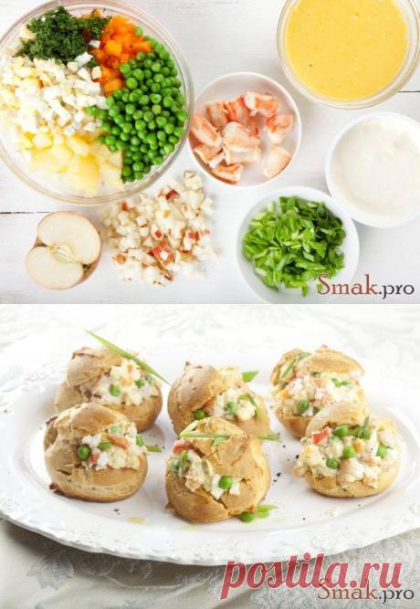 Салат с крабовым мясом и домашним майонезом рецепт с фото