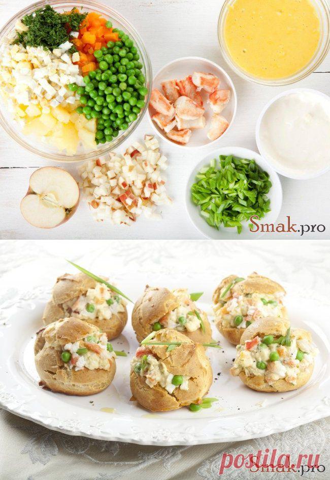 Салат с крабовым мясом и домашним майонезом рецепт с фото