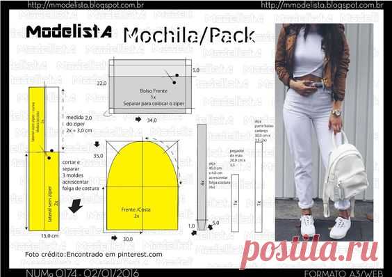 (3) A3 NUMo 0174 - PRIMEIRO POST > 2016 - MOCHILA