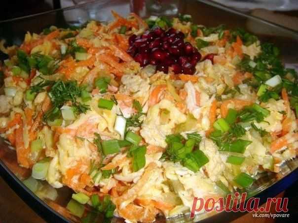 Салат "Лисичка"