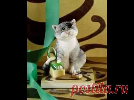 Кошки статуэтки. Очень красивые и уютные (Cat figurines. Very nice and cozy)