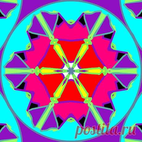 Digital Patterned Mandala  Free Stock Photo HD - Public Domain Pictures