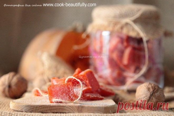 Тыквенные цукаты.