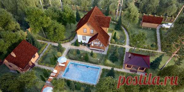 Дом, баня, беседка | «Теремъ» | Яндекс Дзен