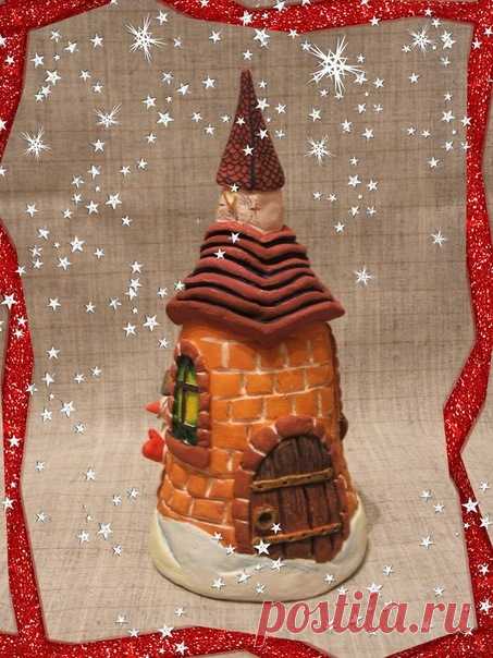 Делаем сказочный домик из соленого теста - Ярмарка Мастеров - ручная работа, handmade