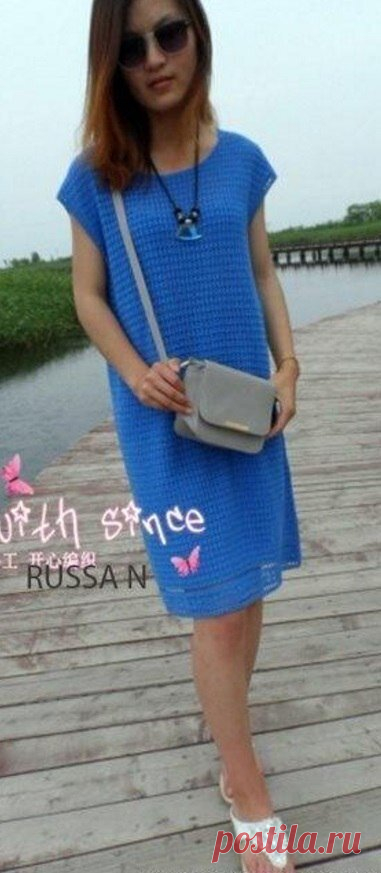 Летнее платье крючком