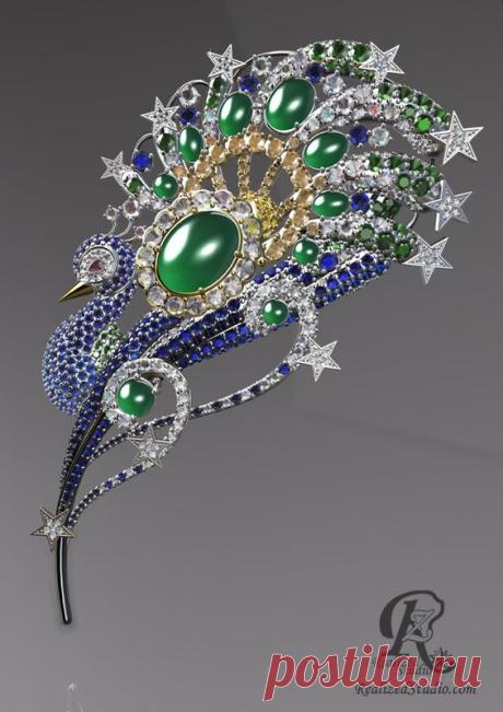 Starry Gala, Second Peacock Jewelry Design Contest Chinese Impression 2015, Nominee. 星空慶典, 2015 第二屆中國印象孔雀珠寶設計比賽, 入圍.