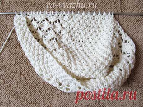 Плед и шапочка для новорожденного спицами | Вязальное настроение...