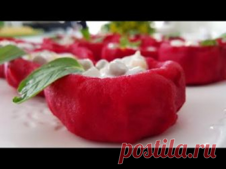 КАРТОФЕНА САЛАТА С ЧЕРВЕНО ЦВЕКЛО