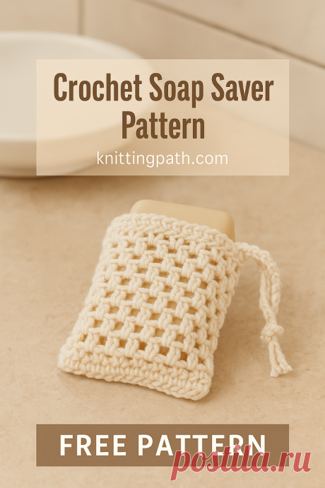 Crochet Soap Saver Bag Pattern (Free Pattern)