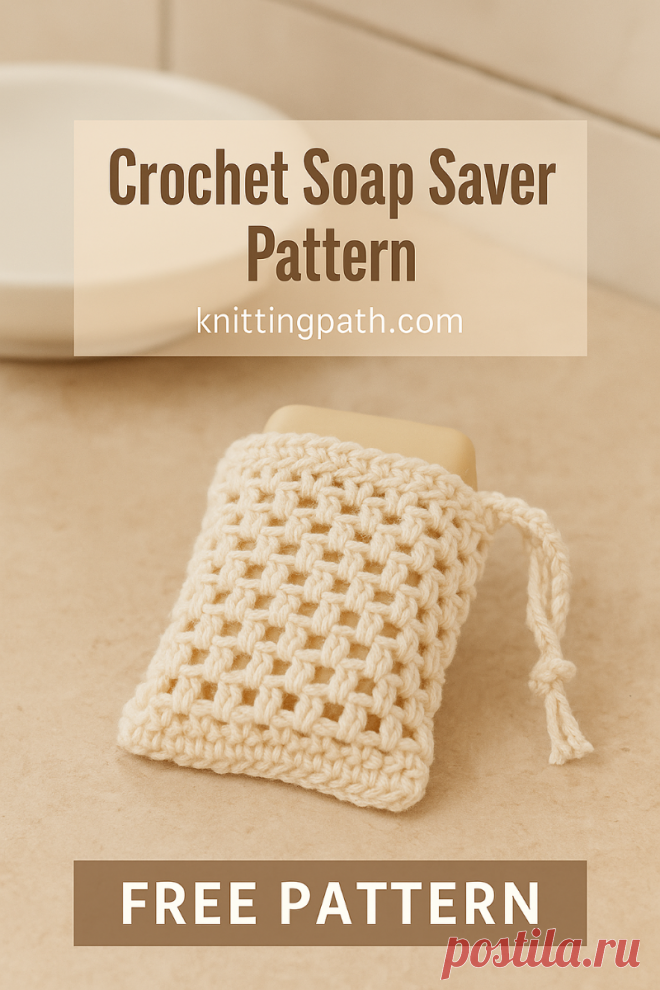 Crochet Soap Saver Bag Pattern (Free Pattern)
