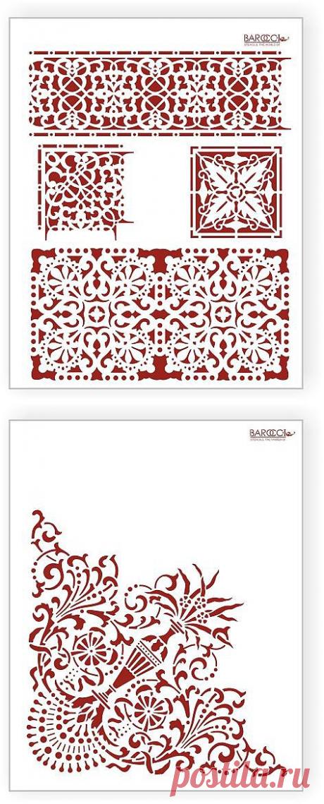 Спецвыпуск трафаретов &quot;Кружева&quot;.