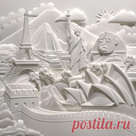 Потрясающие бумажные скульптуры Jeff Nishinaka