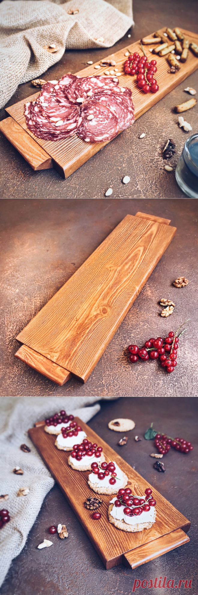 Купить сервировочную подставку из натурального дерева RAKE от бренда DecorinWood | Mellroot