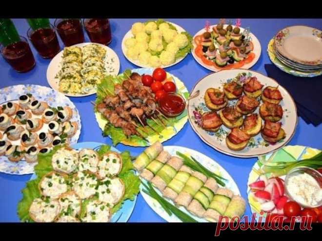 Праздничный стол. Закуски для фуршета - Простые рецепты Овкусе.ру