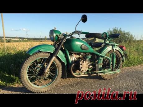 Чем советский мотоцикл М-72 «Урал» был лучше немецкого BMW R71 - YouTube