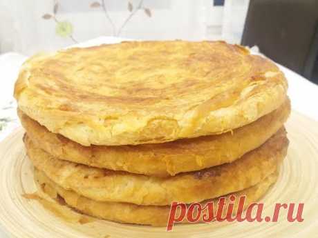 Tajik Katlama. Таджикская Катлама в духовке. Миллион слоёв в одной лепёшке!
