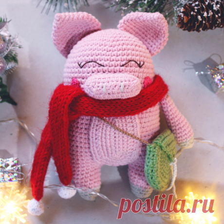 PDF Хрюшенька крючком. FREE crochet pattern; Аmigurumi doll patterns. Амигуруми схемы и описания на русском. Вязаные игрушки и поделки своими руками #amimore - свинка, поросёнок, свинья, поросенок, pig, swine, cerdo, maiale, Schwein, świnia, porco, domuz, sika, cochon, prase, gris, siga. Amigurumi doll pattern free; amigurumi patterns; amigurumi crochet; amigurumi crochet patterns; amigurumi patterns free; amigurumi today.