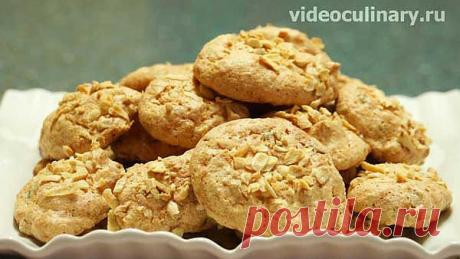 Печенье из белкового теста Лакомка - Видеокулинария.рф - видео-рецепты Бабушки Эммы