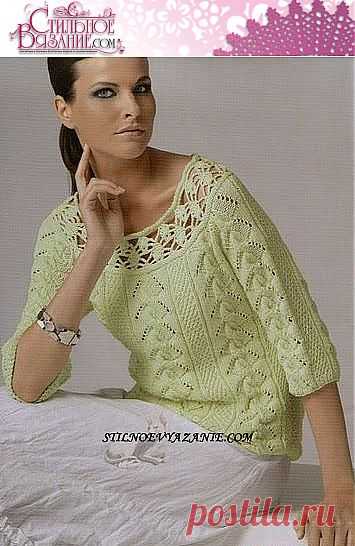 Джемпера,свитера,пуловеры / Стильное вязание - Страница 6