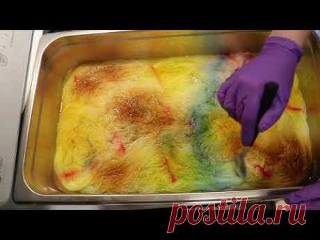 BONUS Low Immersion Yarn Dyeing with Americolor Food Coloring - YouTube