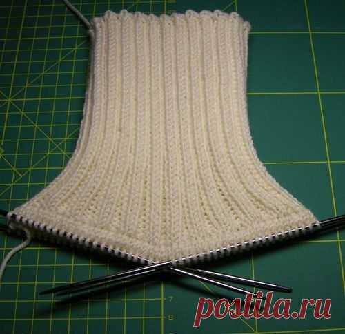 КАК СВЯЗАТЬ ВОРОТНИК "ГОЛЬФ" СПИЦЫ