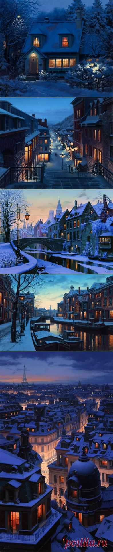 Сумерки художника Евгения Лушпина / Evgeny Lushpin...