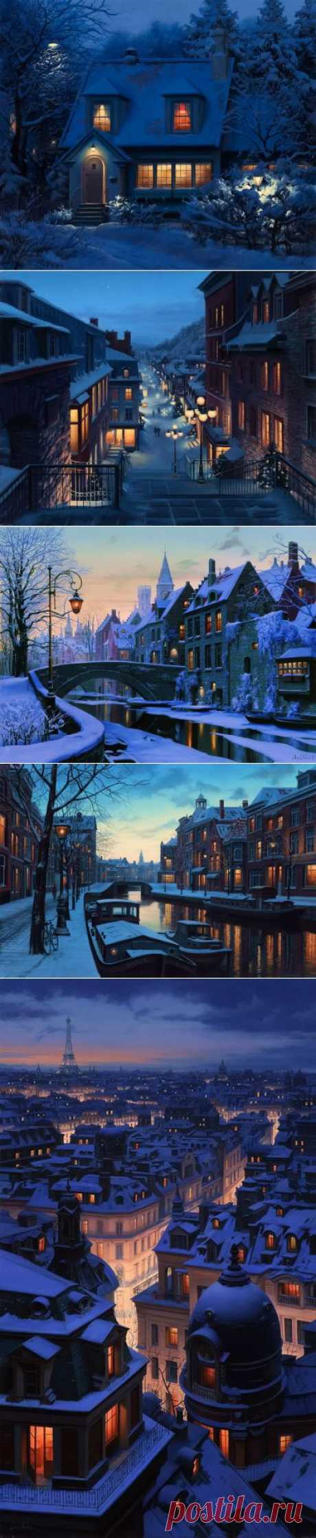 Сумерки художника Евгения Лушпина / Evgeny Lushpin...