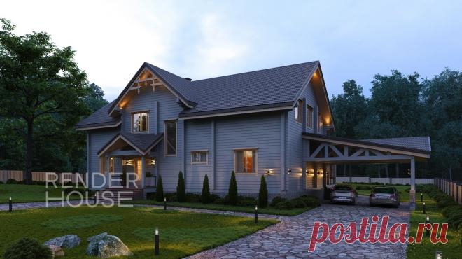 Проект дома в Завидово — цена строительства под ключ в компании Render House