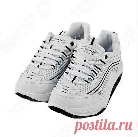 Кроссовки Walkmaxx Sporty. Цвет: бело-черный/ Кроссовки помогут сформировать осанку.