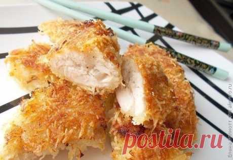 Очень сочно! Золотистая курочка в сухарях.