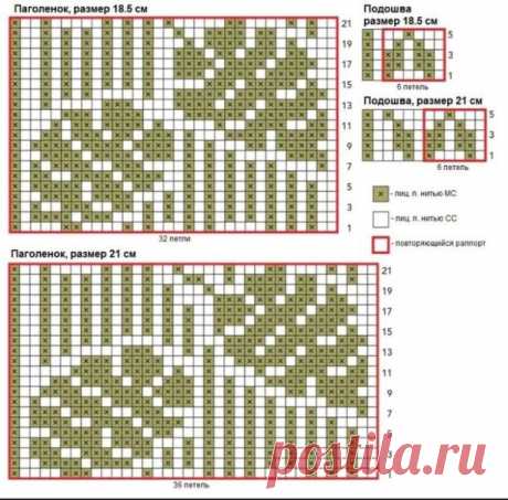 Подборочка жаккардовых схем     
#схемажаккард #схема #жаккард_схема #бесплатнаясхема #узор_спицы #жаккард #носки_жаккард