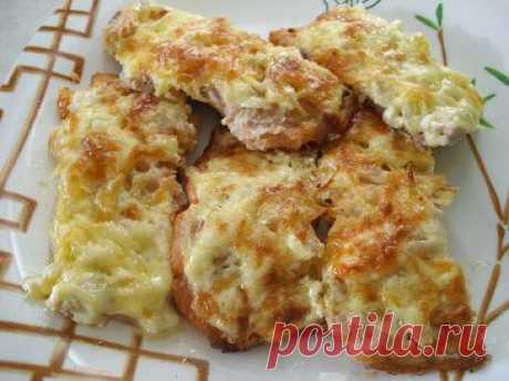 Горбуша в духовке под сырной корочкой