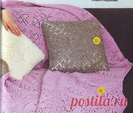 Вязаные пледы (подборка)