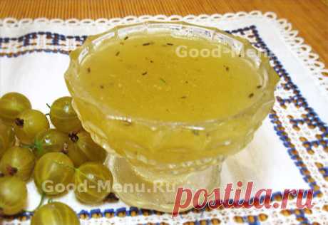 Желе из крыжовника на зиму - рецепт с фото от Good-Menu.Ru