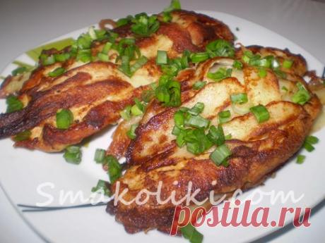 Филе куриной грудки в картофельной соломке. Пошаговый рецепт с фото на Smakoliki.com
