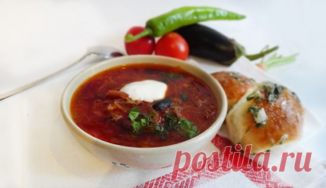 Гетманский борщ (Ukrainian Hetman borscht – Гетьманський борщ)