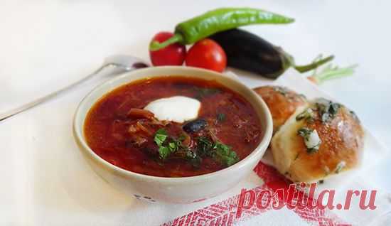 Гетманский борщ (Ukrainian Hetman borscht – Гетьманський борщ)